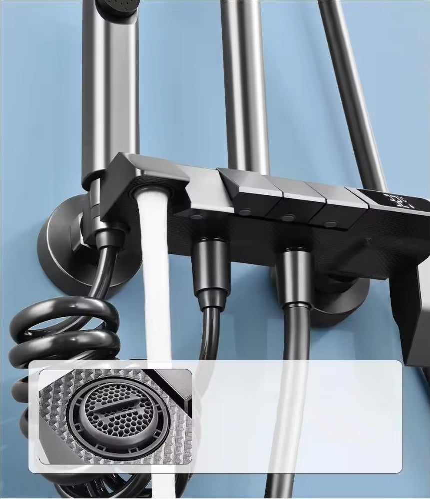 Set za tuširanje s digitalnim zaslonom 4u1