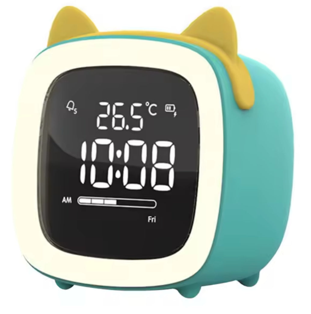 Dječji sat budilica sa noćnom svjetiljkom
