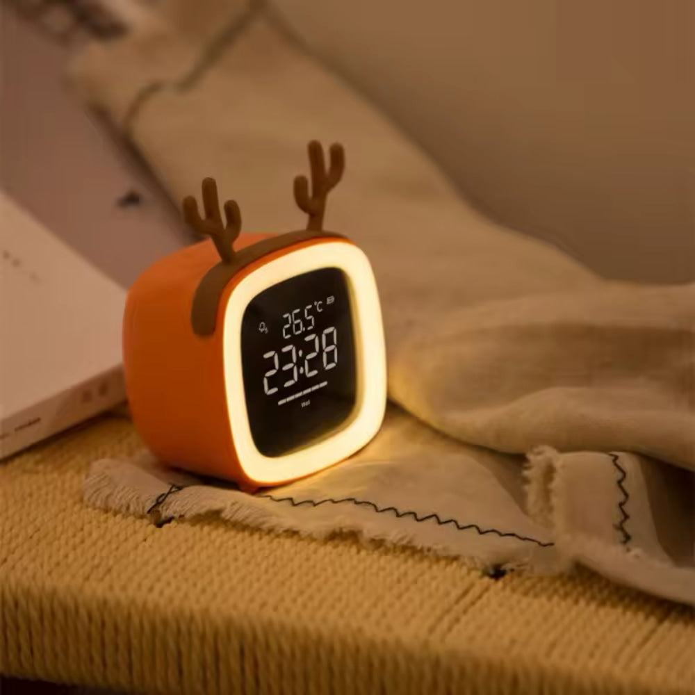 Dječji sat budilica sa noćnom svjetiljkom