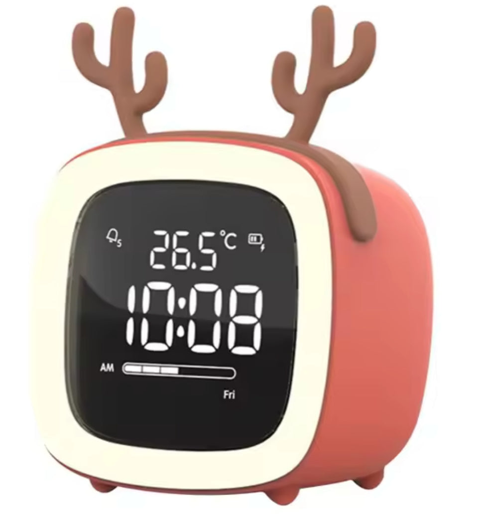 Dječji sat budilica sa noćnom svjetiljkom