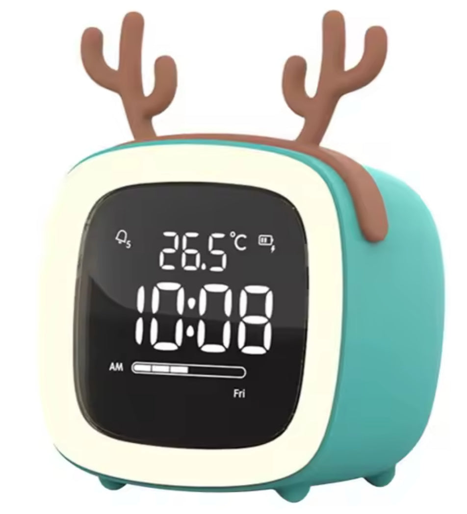 Dječji sat budilica sa noćnom svjetiljkom