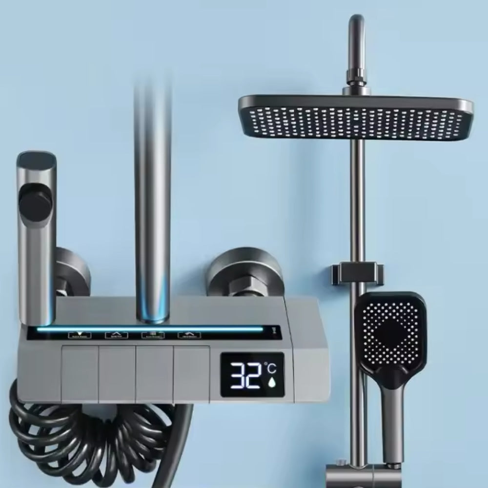 Set za tuširanje s digitalnim zaslonom 4u1