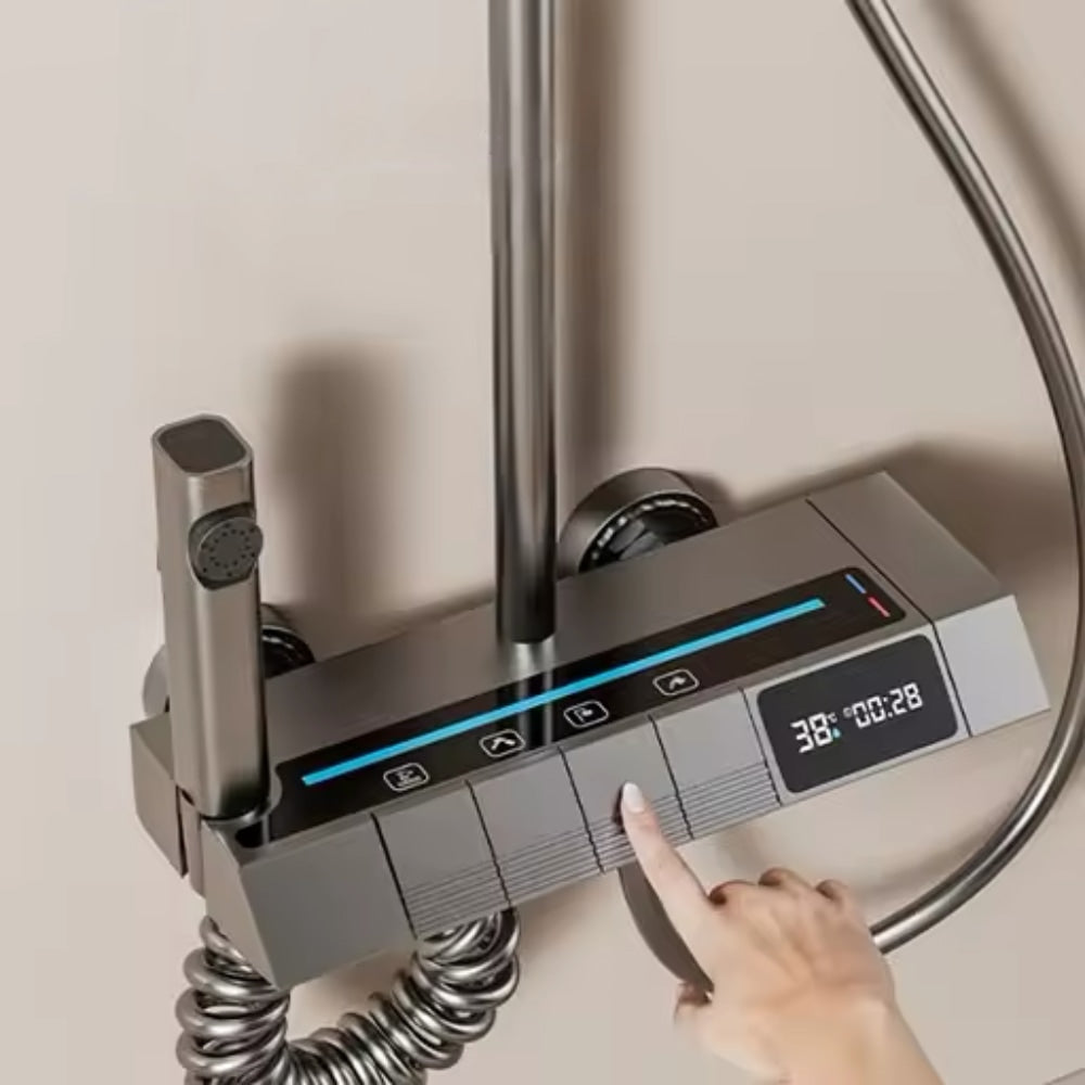 Set za tuširanje s digitalnim zaslonom 4u1