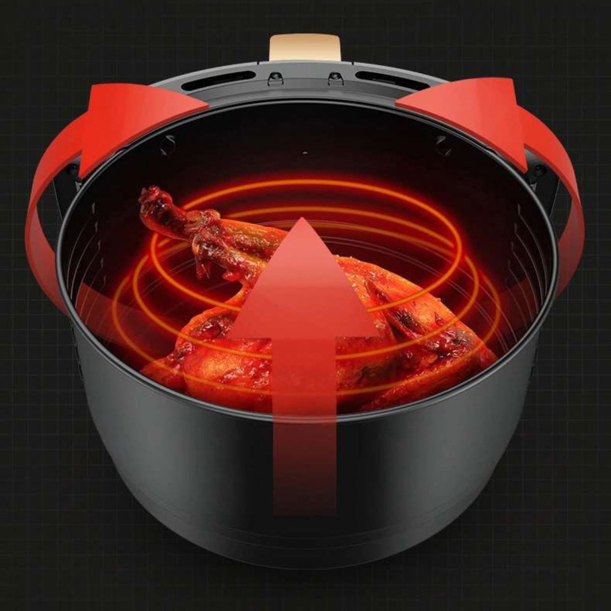 Friteza na vrući zrak kapaciteta 4.5L