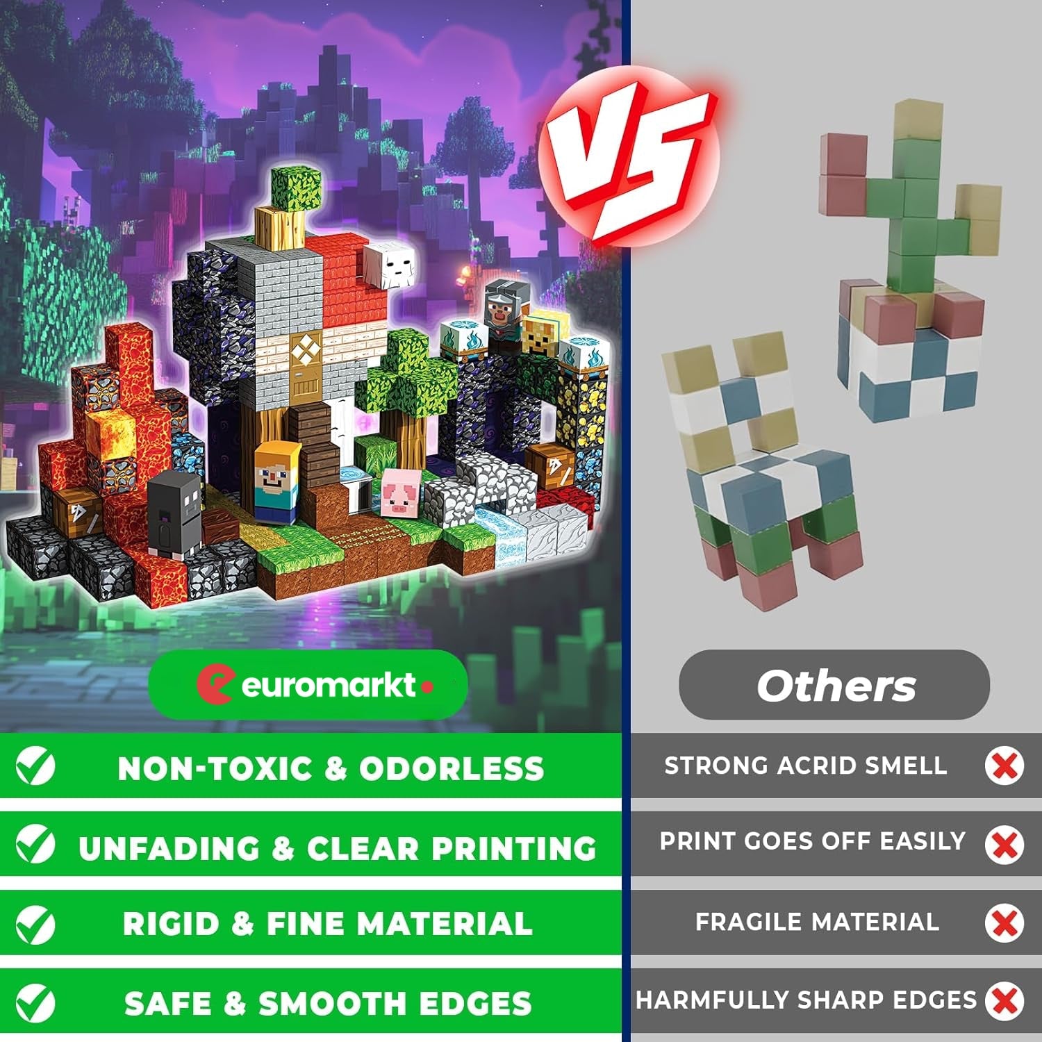 MAGNECRAFT Magnetic Blocks PORTAL – 200 kom građevne magnetne kocke STEM za djecu 3+