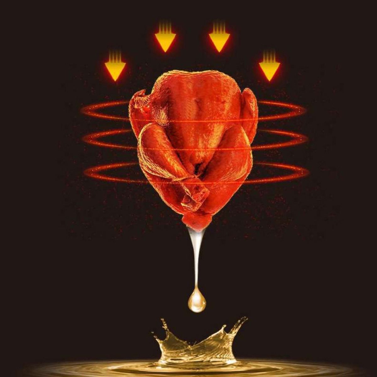 Friteza na vrući zrak kapaciteta 4.5L