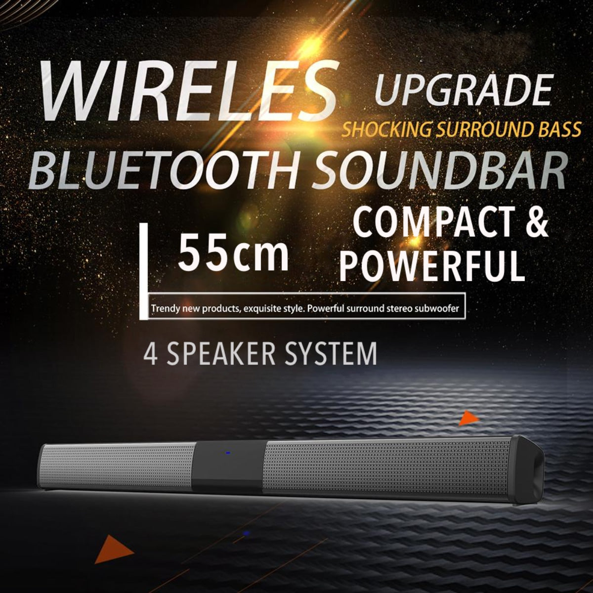 Soundbar s bluetooth-om i bežičnim punjenjem