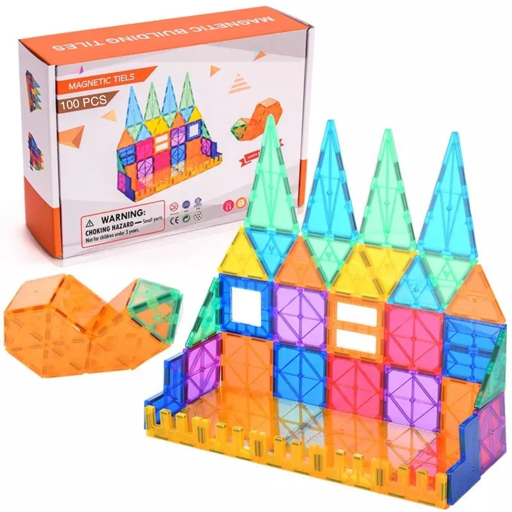 Kreativni set magnetnih kocki  - 100 komada