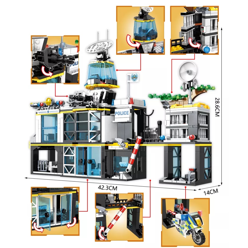 POLICE team set kockica 1261 komad