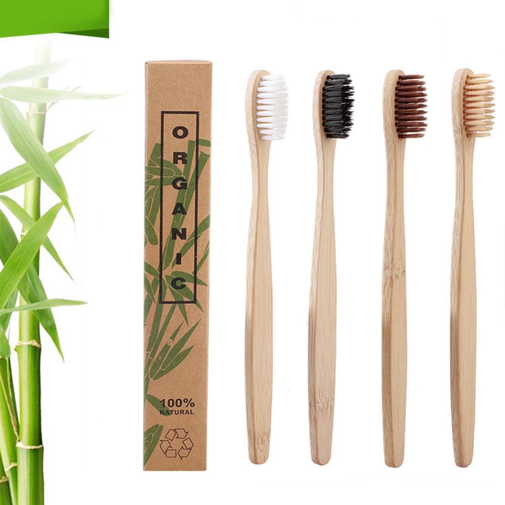 BAMBOO Četkica za zube - set od 4 komada