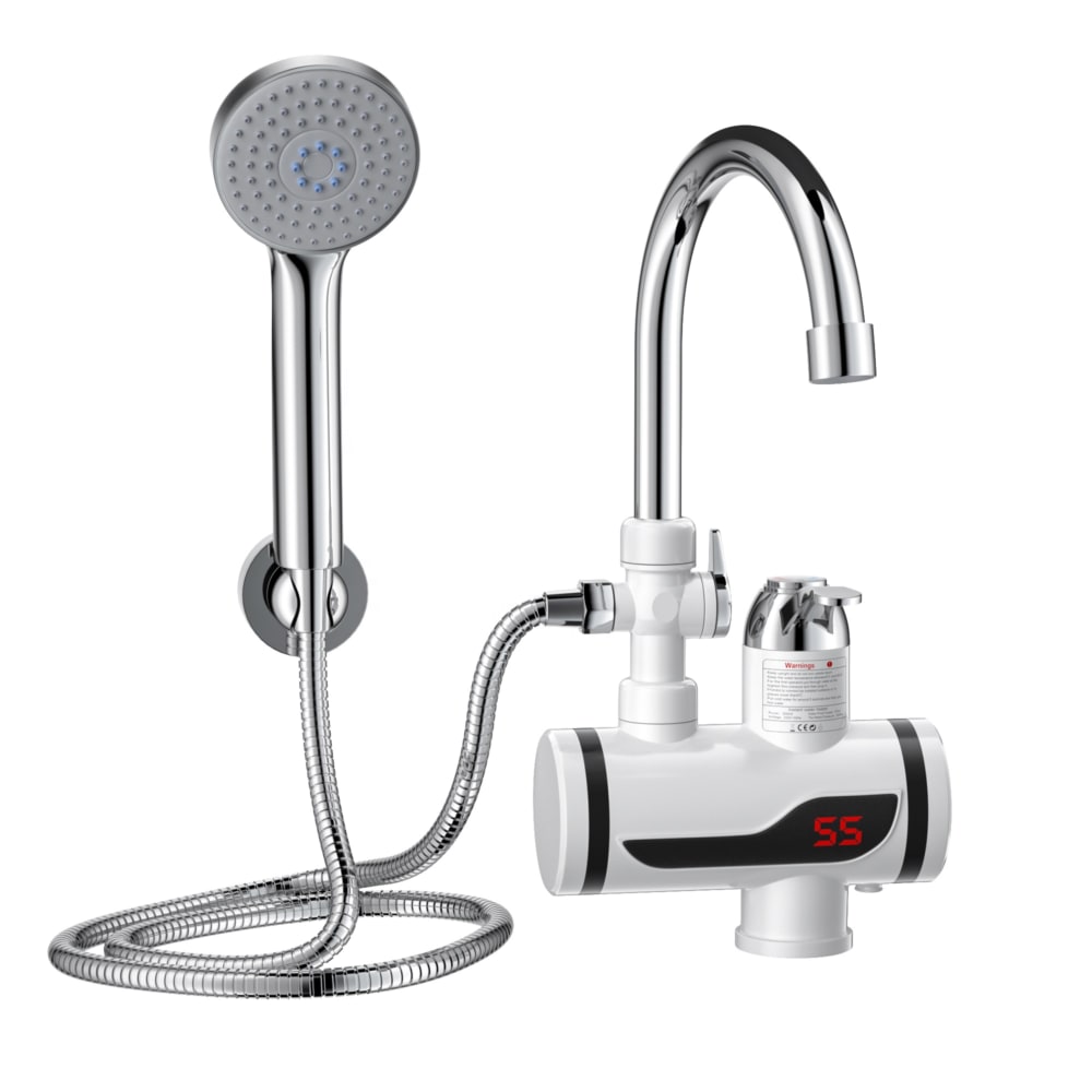 Slavina i tuš sa ugrađenim grijačem