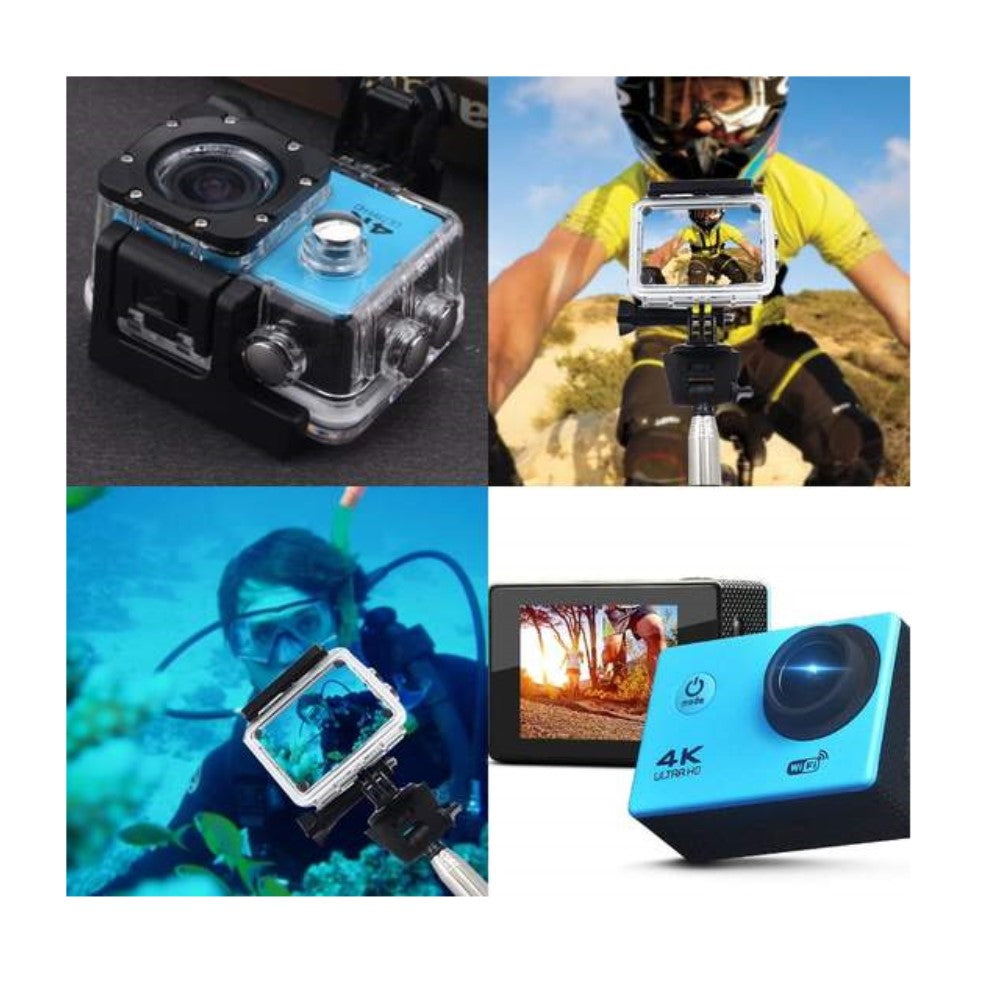 4K Ultra HD Akcijska Kamera, Vodootporna, WiFi