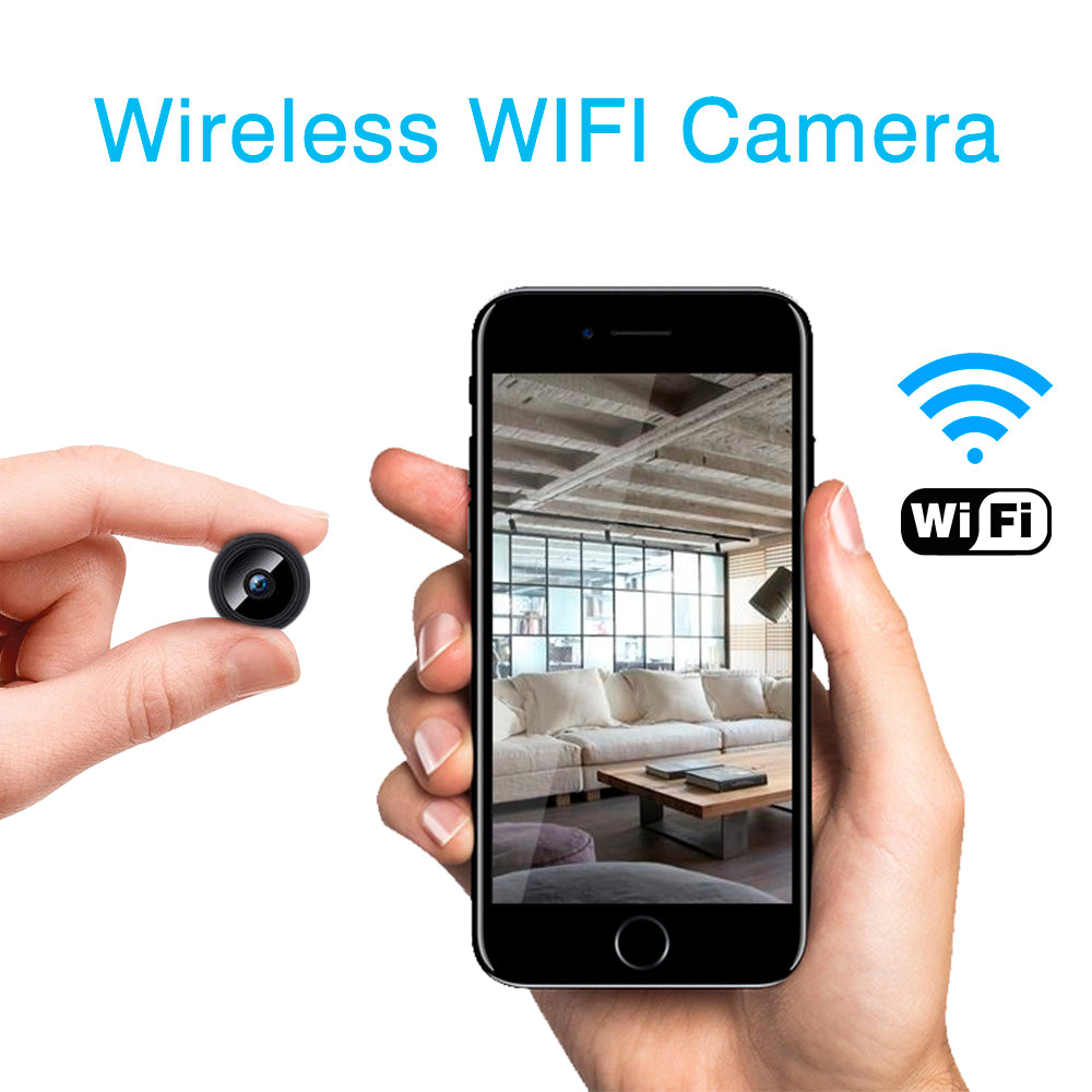 Mini nadzorna kamera, nadzor uživo, WiFi, dnevno-noćno snimanje