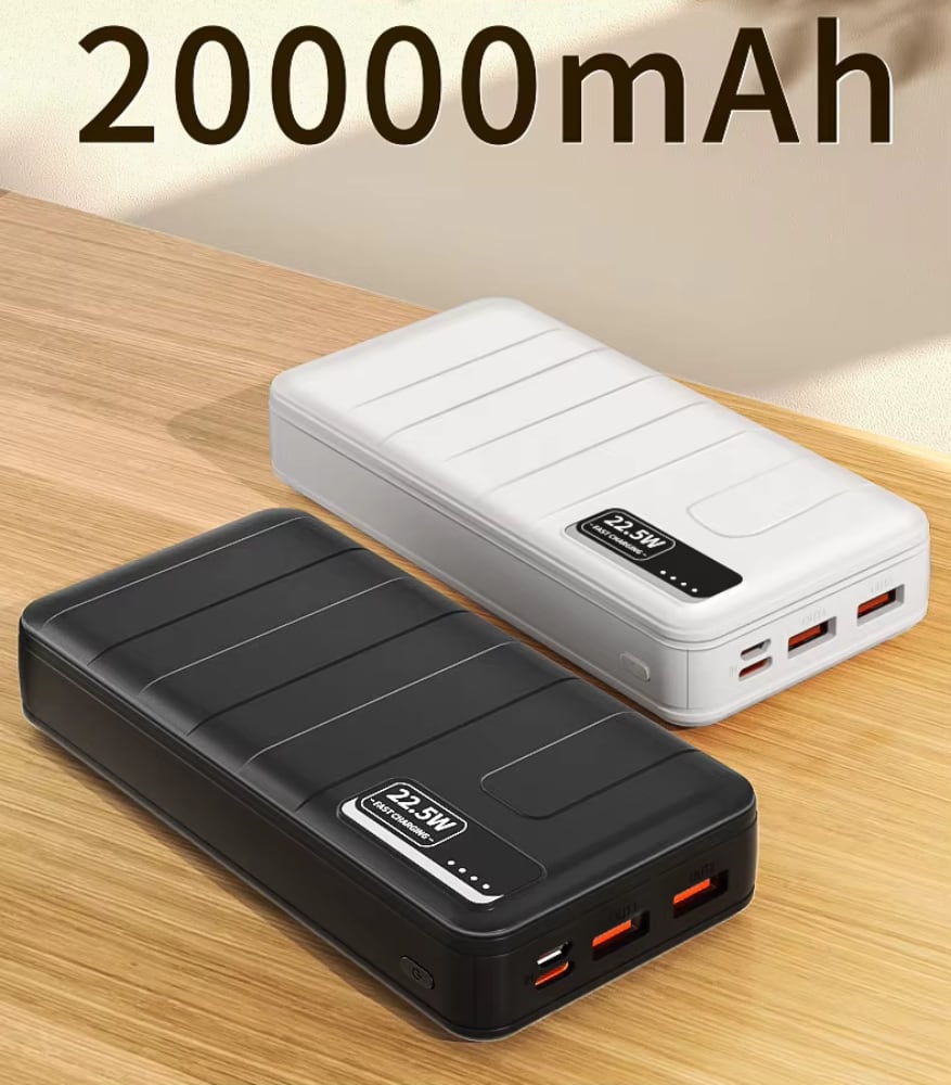 Powerbank 20000mAh, 22.5W