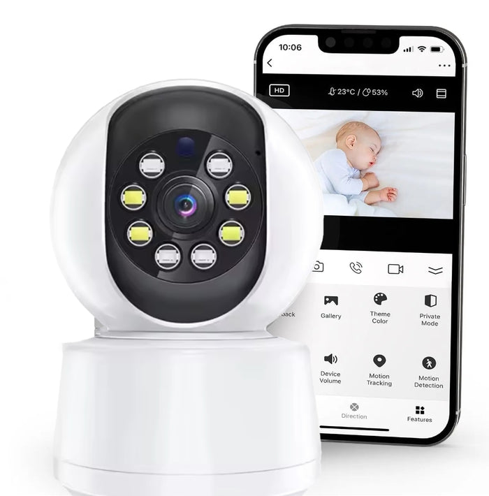 Pametni bežični Baby Monitor s noćnim vidom i dvosmjernim audiom