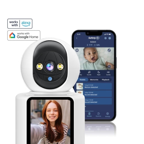 Pametni bežični Baby Monitor s noćnim vidom i dvosmjernom video i audio vezom