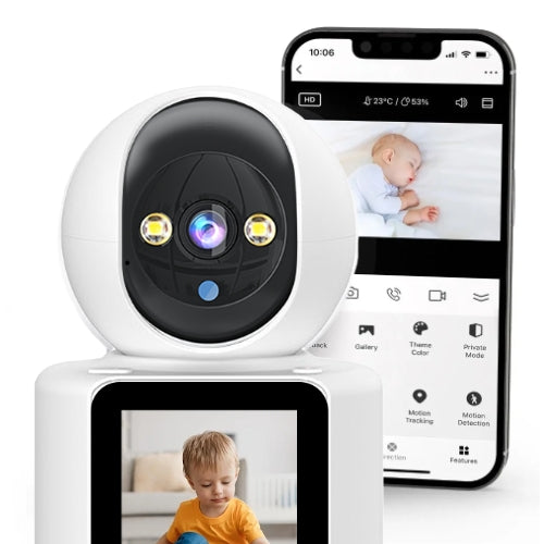 Pametni bežični Baby Monitor s noćnim vidom i dvosmjernom video i audio vezom